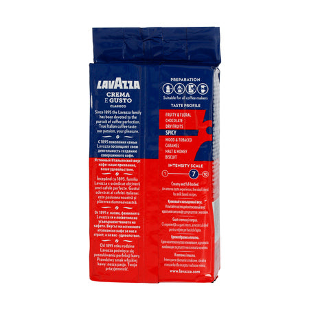 Lavazza Crema E Gusto | Belnd of Arabica & Robusta | Ground Coffee Powder | 250g