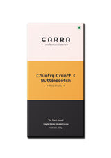 Carra Country Crunch & Butterscotch Milk Chocolate Bar, 50g