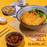 Garlic Crunch Chilli Crisp, 240g (Extra Crispy Garlic & 5 Chilli Blend | Crunchy Chilli Oil Condiment | No MSG | No Soy Sauce)