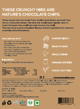 Mason & Co. Roasted & Cracked Organic Cocoa Beans / Nibs / Granulas, 300g [Organic, Gluten Free, Soy Free, Plant-based]