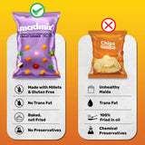Madmix Quinoa Millet Puffs Chaat Corner, 50g