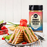 Urban Platter Bombay Sandwich Masala, 80g (Chatpata masala for Bombay Style Sandwich, Sprinkle of Bread Butter, Vegetables and Grilled Sandwich)