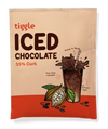 55% Dark Iced Chocolate Mix,25g (Real Chocolate Flakes, Rich Cold Chocolate Drink Premix, Café Style Iced Beverage, Vegan Free)
