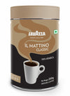 Il Mattino Classic |Pure Ground Coffee | Premium Arabica | Medium Roast | Notes of Cereals & Cocolates| Intensity 5 | 200g Tin