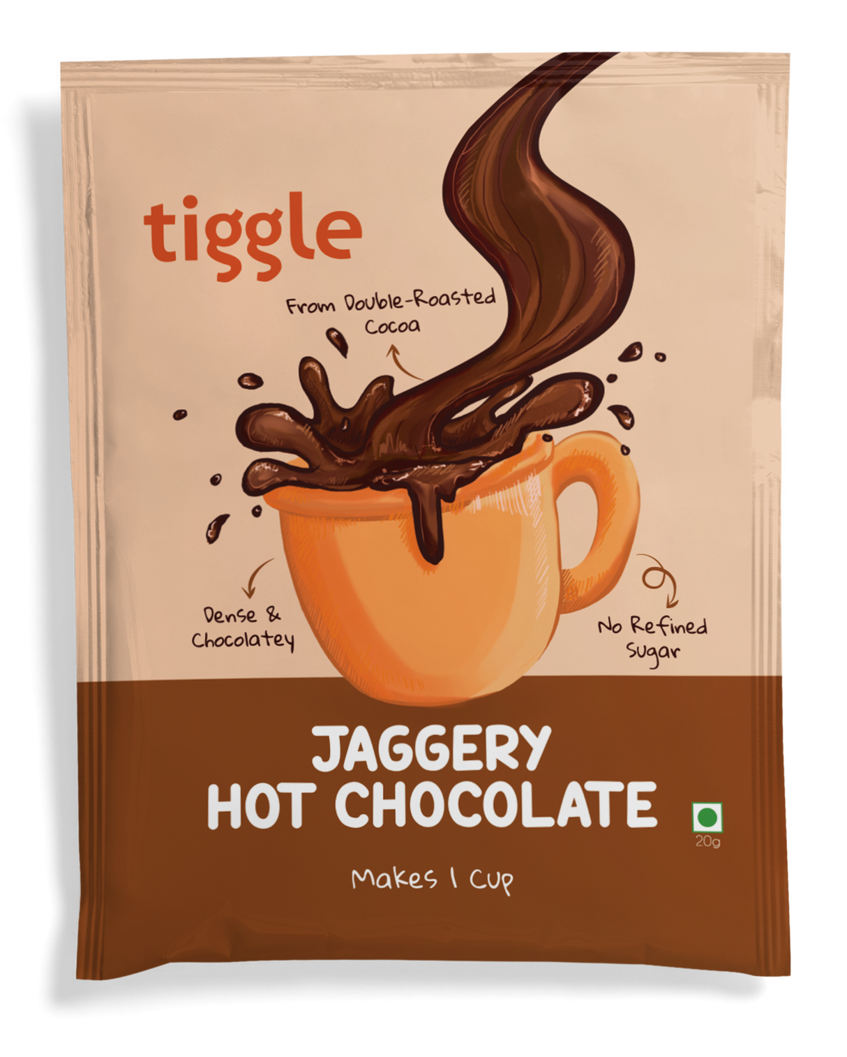 Tiggle Jaggery Hot Chocolate 20g