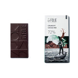 La Folie 72% Crunchy Cocoa Nib, 60g