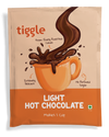 Light Hot Chocolate Mix Sachet,20g (Single Roasted Cocoa, Smooth & Mild Chocolate Drink, Gluten-free, Easy Café Style Premix, 1 Cup Serving)