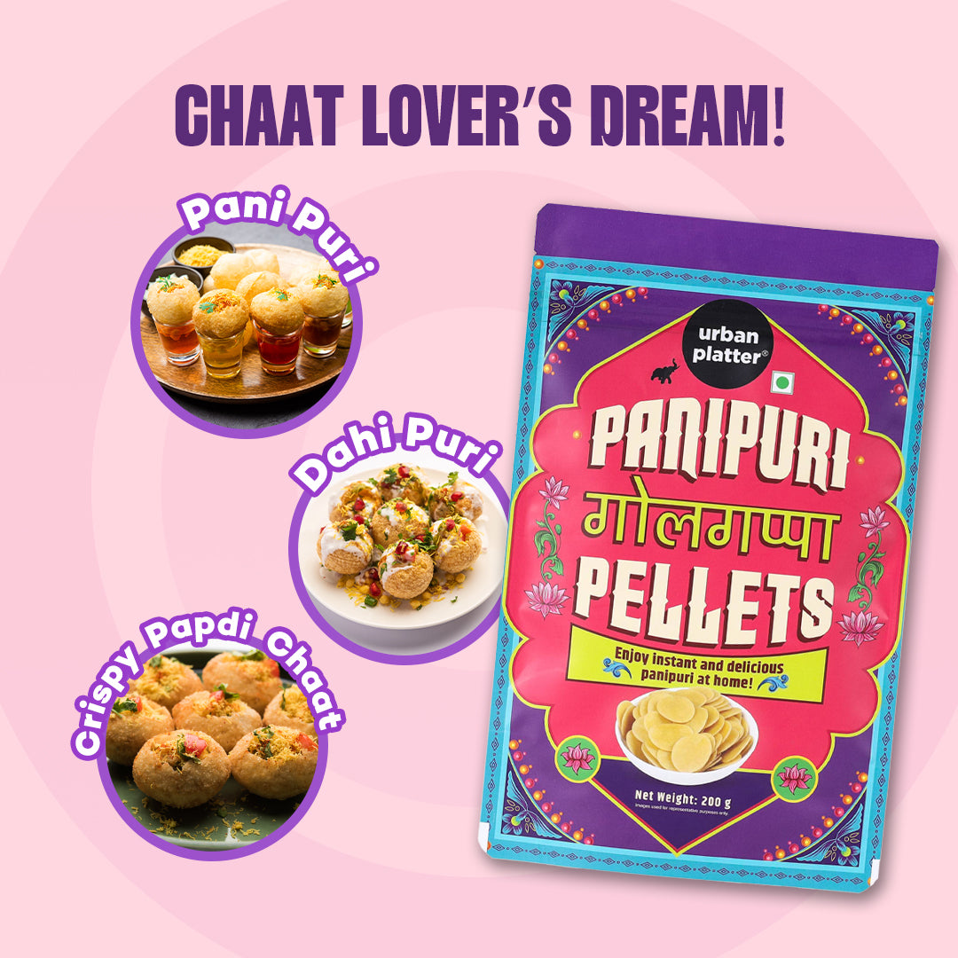 Urban Platter Ready-to-fry Dry Gol Gappa (Pani Puris)