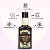Urban Platter Vanilla Extract, 150g (Ideal for Baking | Madagascar Bourbon Vanilla Extract | Alcohol-Free)