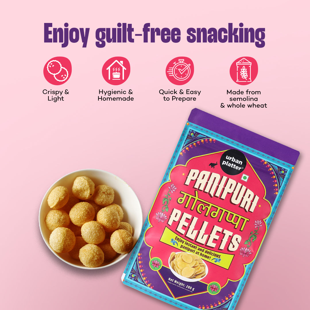Urban Platter Ready-to-fry Dry Gol Gappa (Pani Puris)