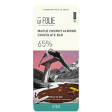 65% Maple & Chunky Almond Butter Chocolate Bar, 60g