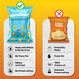 Madmix Jowar Millet Puffs Mighty Masala, 20g