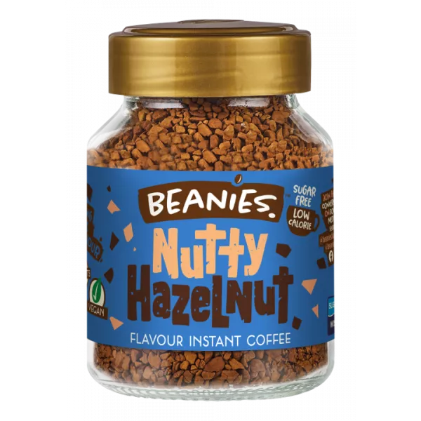 Beanies Nutty Hazelnut Flavour Coffee, 50g