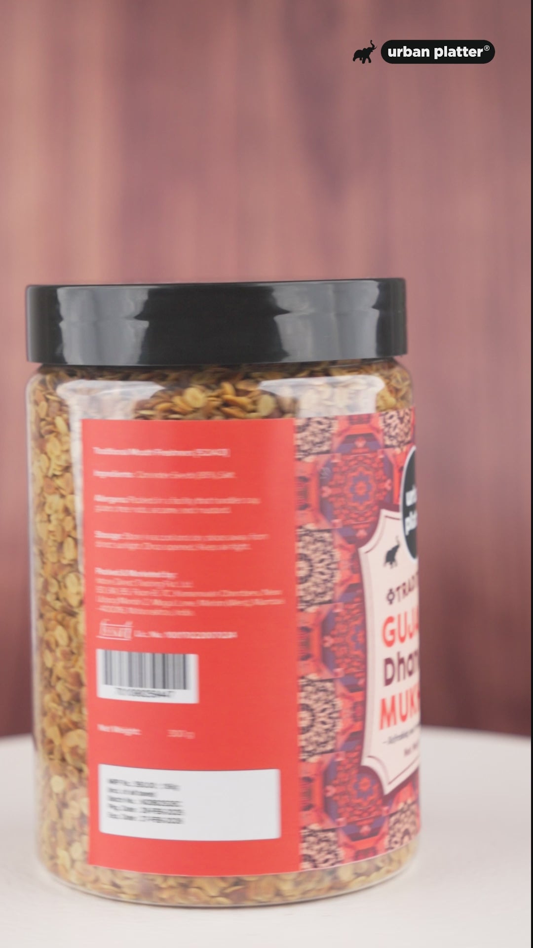 Urban Platter Gujarati Dhana Dal Mukhwas, 300g / 10.58oz [Mouth Freshener, Digestive, After-Meal Snack]