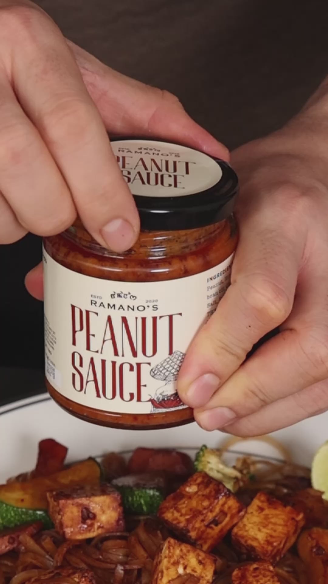 Peanut Sauce, 190g (Creamy Roasted Peanut Sauce | Rich & Nutty | No MSG | No Preservatives | Ready to Use)