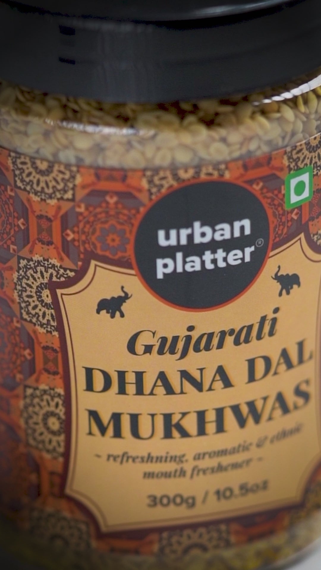 Urban Platter Digestive Anardana Goli Mukhwas, 350g / 12.34oz [Mouth Freshener, Digestive, After-Meal Snack]