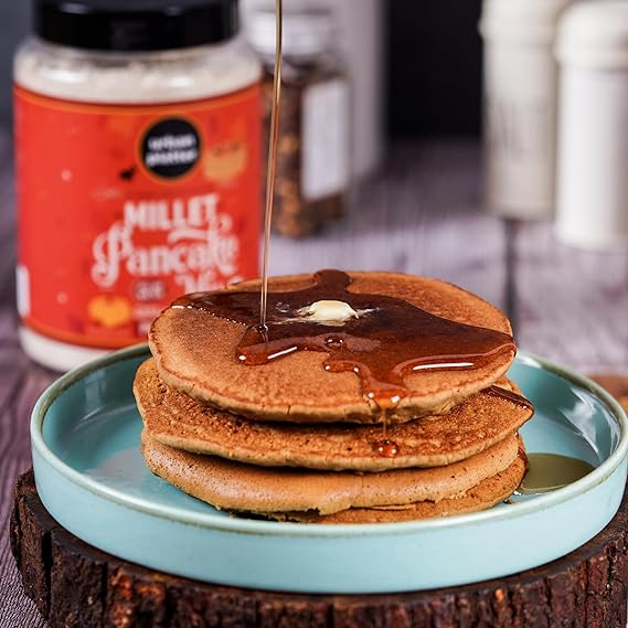 Urban Platter Pumpkin Spice Pancake Mix, 650g (Goodness of Millets | Wheat Free | Just Add Water | Instant Premix)