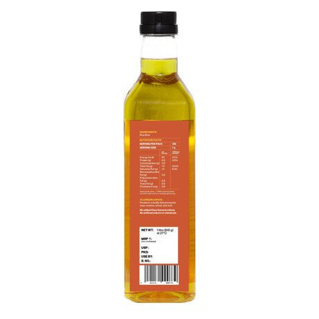 Cold-pressed Rice Bran Oil - 1L