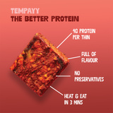 Hello Tempayy Tandoori Tempeh Thins, 150g (Protein Rich | Ready To Eat | High Fiber | Plant Based)