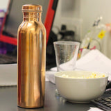 Urban Platter Joint Free 100% Pure Copper Water Bottle, 950 ML