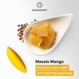 Goosebumps Masala Mango | Dried Mango | Dehydrated Fruit | Chatpata Mango Healthy Snack for kids and adults, 150g