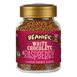 Beanies White Chocolate & Raspberry Flavour Coffee, 50g