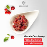 Goosebumps Masala Cranberry | Dried Cranberry | Chatpata Cranberry Healthy Snack for Kids and Adults | 150 GMS
